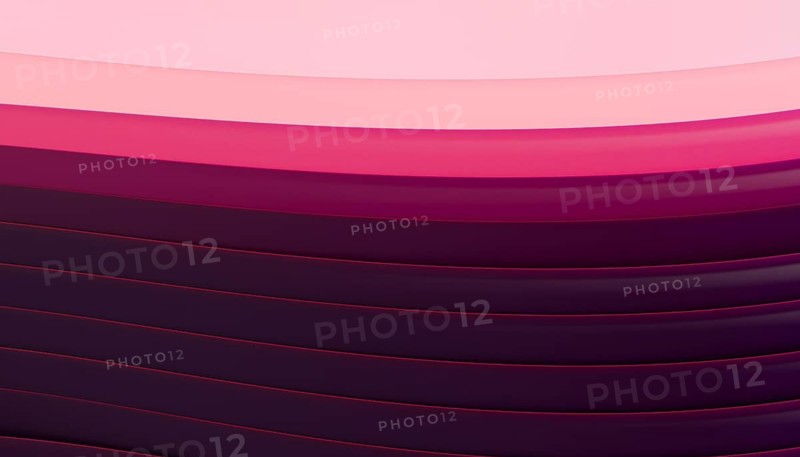 This 3D render features smooth, flowing waves in a gradient of pink to dark purple, creating a serene and visually captivating abstract background, ideal for artistic and design purposes