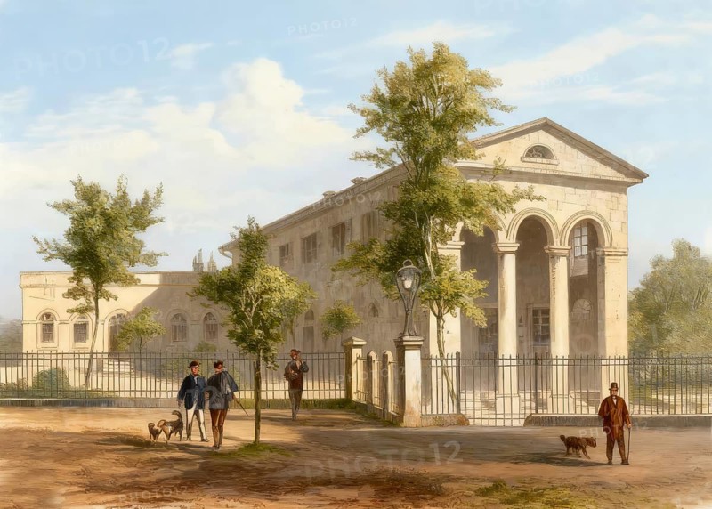 Chemical laboratory, 1886, Justus von Liebig, 1803 - 1873, German chemist and professor, Gießen, Germany