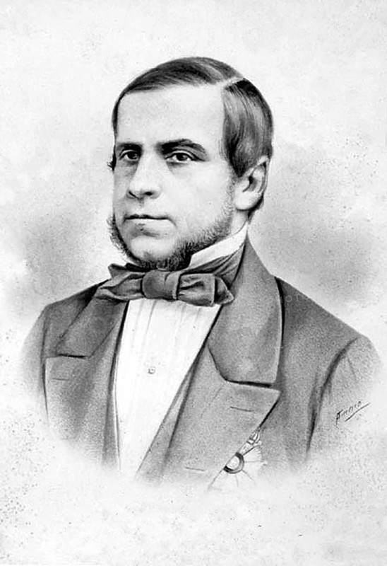Luís Alves de Lima e Silva, Duke of Caxias, known as Duque de Caxias in Portuguese, (25 August 1803 - 8 May 1880) was a Brazilian marshal and politician, digitally enhanced reproduction of a 19th century original, historical