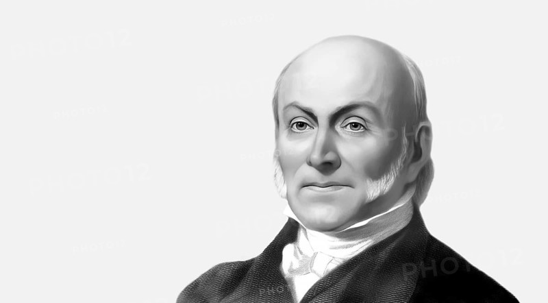 Portrait of John Quincy Adams, 1767-1848, 6th president of the United States