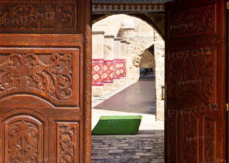 Israel, Tel Aviv, historic Old Jaffa port entrance to arab mosque