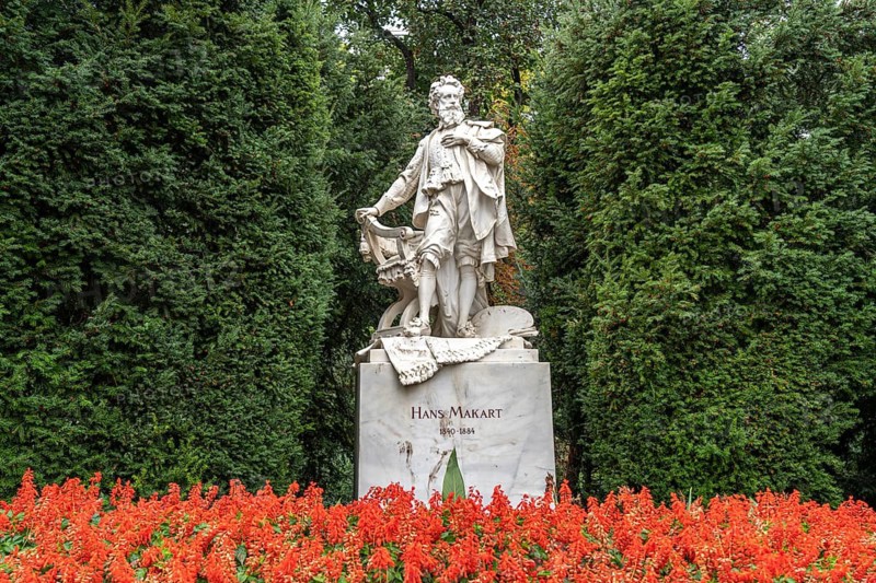 Hans Makart monument in Vienna City Park, Vienna, Austria