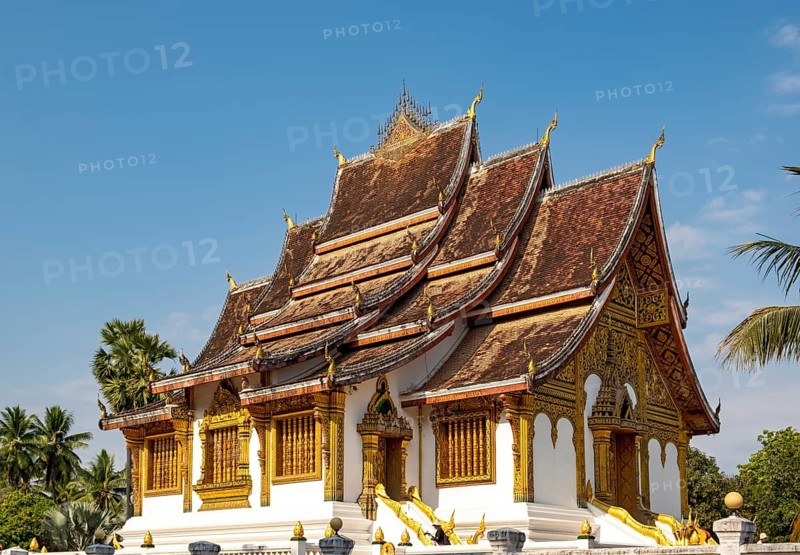 Wat Ho Pha Bang pavilion, Royal Palace, Luang Prabang, Laos