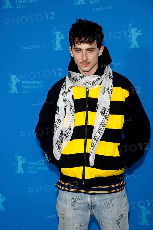 Timothee Chalamet at the photocall for the film 'Like A Complete Unknown' at the 75th Berlinale 2025 Berlin International Film Festival at the Hotel Grand Hyatt. Berlin, 14.02.2025