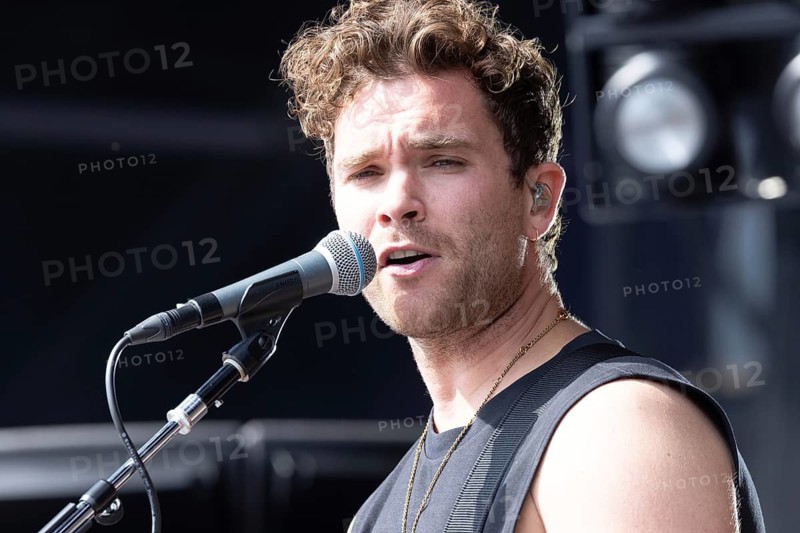 Adenau, Germany, 7 June 2024: Royal Blood (Mike Kerr, vocals, bass) play at Rock am Ring. The festival takes place at the Nürburgring race track near the town of Adenau from 7 - 9 June 2024
