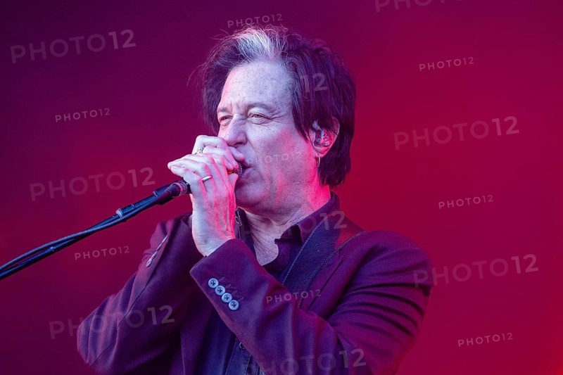 Adenau, Germany, 7 June 2024: Troy Van Leeuwen from Queens of the Stone Age plays at Rock am Ring. The festival takes place at the Nürburgring race track near the town of Adenau from 7 to 9 June 2024