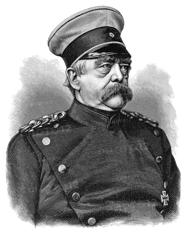Otto Eduard Leopold von Bismarck-Schoenhausen, Prince of Bismarck, 1815-1898, Prime Minister of Prussia and first Chancellor of the German Empire