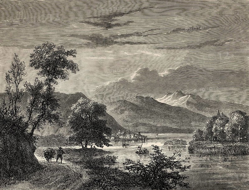 Lago di Piediluco, Terni, Italy, 19th century