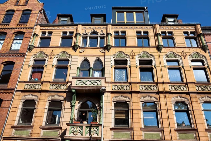 Historical architecture, Linden, Hanover, Lower Saxony, Germany, Europe, Historische Architektur, Linden, Hannover, Niedersachsen, Deutschland, Europa