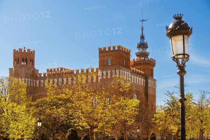The Castell dels Tres Dragons in La Ciutadella Park (Parc de La Ciutadella) in the historic centre of Barcelona, Spain