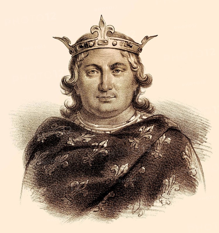 Louis VI, Ludwig VI., 1081-1137, called the Fat or le Gros, King of the Franks