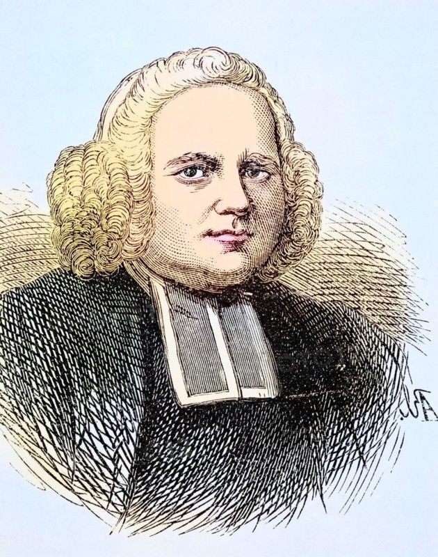 George Whitefield 1714 to 1770, English clergyman and leader of the Methodist movement. From The National and Domestic History of England by William Aubrey published London circa 1890, Historical, digitally restored reproduction from a 19th century original, Record date not stated