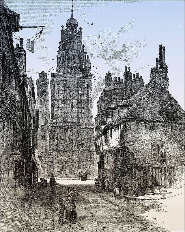 Belfry, Rue de la Citadelle, Calais, France