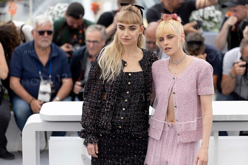 Cannes, France - 16.5.2024: Imogen Poots, Kristen Stewart during the Photocall The Chronology of Water during the 78th Cannes International Film Festival. The film festival will take place from 13 to 24 May 2025