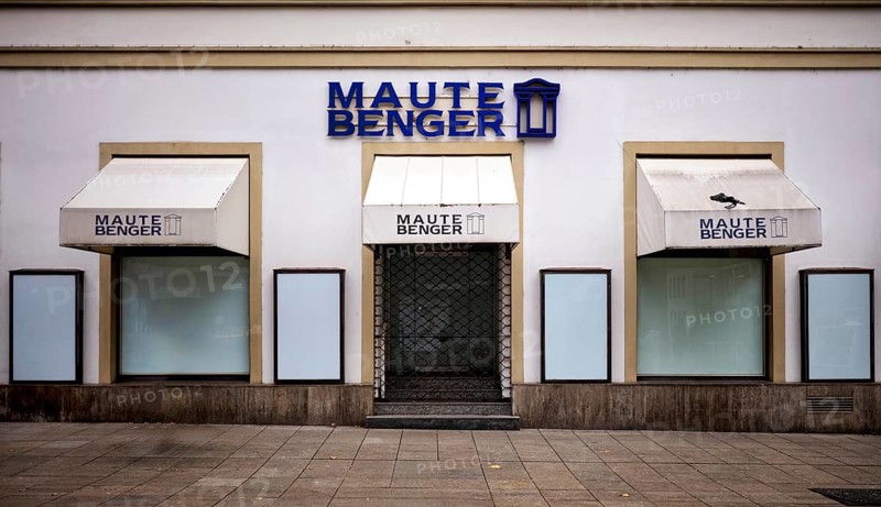 Shop Maute Benger, closed, traditional shop, closes after almost 180 years, Königsstraße, Stuttgart, Baden-Württemberg, Germany