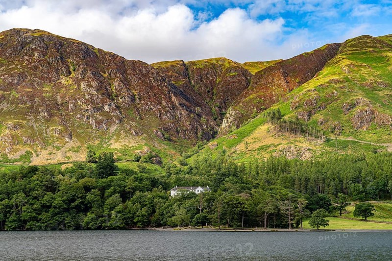 Landscape at Lake Buttermere in the Lake District, England, Great Britain