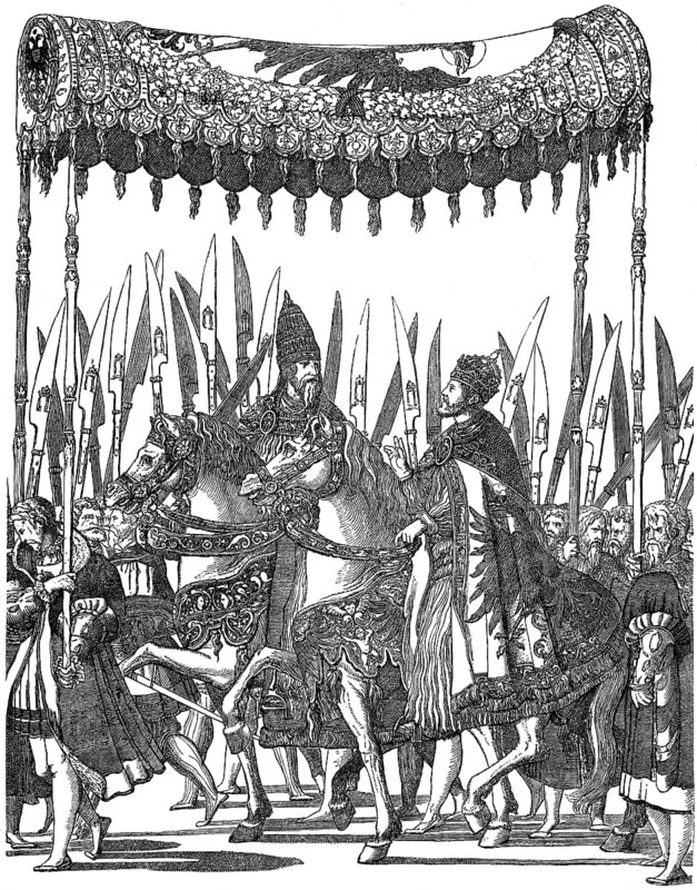 Coronation of Charles V by Pope Clement VII, Bologna, 1530