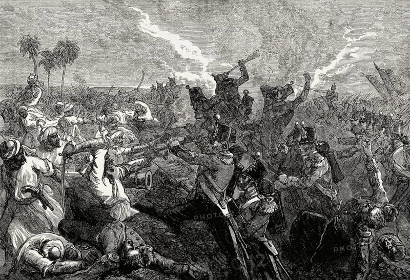 The Battle of Ferozeshah, First Anglo-Sikh War, 1845