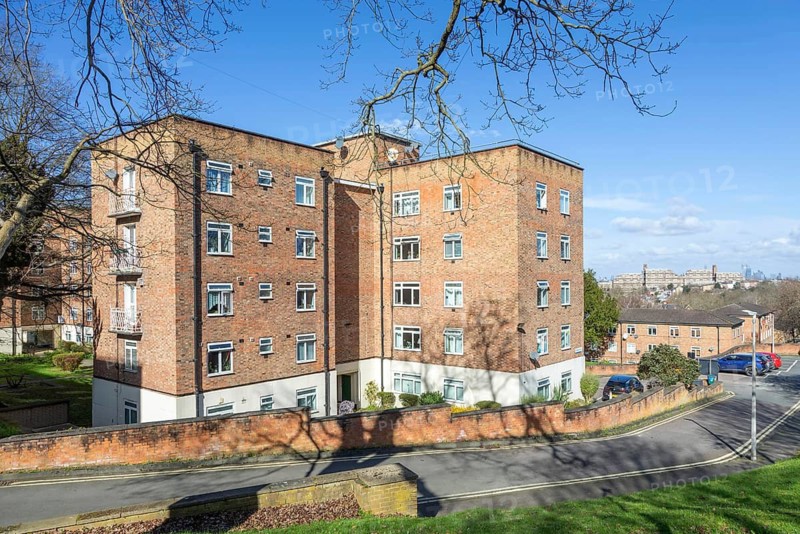 Attleborough Court, 1950s mid-century residential blocks of flats, Sydenham Hill Estate, London, SE23, England, UK by City of London Corporation