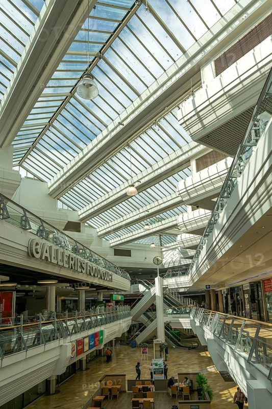 Interior of The Galleries Shopping Centre, Broadmead, city centre of Bristol, England, UK