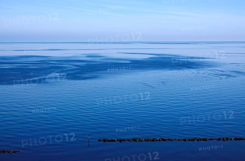 View of the Baltic Sea near Sellin, Rügen, Mecklenburg-Western Pomerania, Germany
