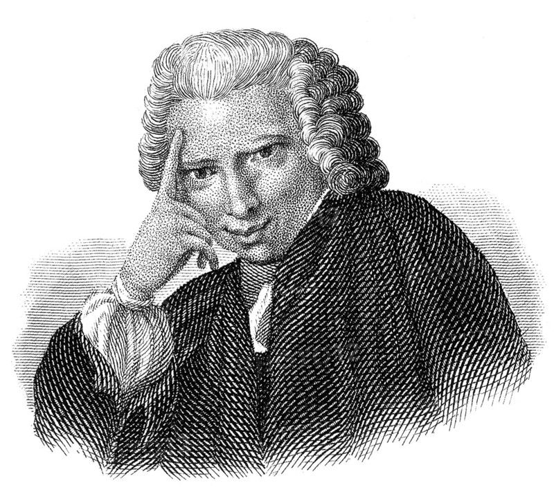 Portrait of Laurence Sterne, 1713 - 1768, an English writer of the Enlightenment, Portrait von Laurence Sterne, 1713 - 1768, ein englischer Schriftsteller der Aufklärung