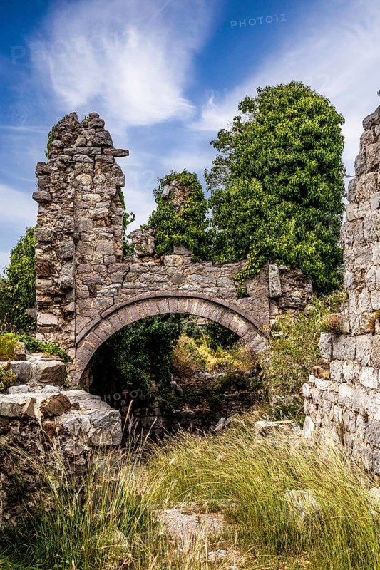 The ruined town of Stari Bar, originally from the 11th century, is one of the most culturally and historically valuable sites in Montenegro, Stari Bar, Montenegro