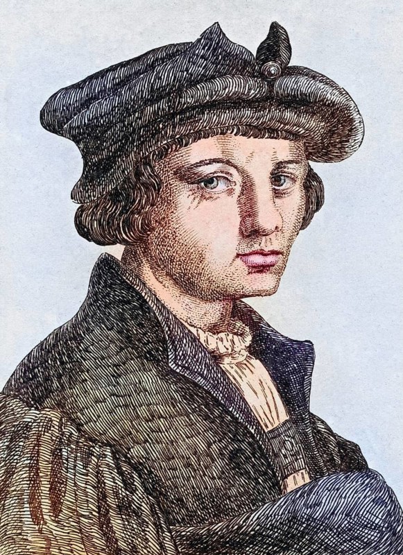 Lucas van Leyden 1489?-1533 Pseudonym Lucas Hugensz or Lucas Jacobsz Dutch artist, Historical, digitally restored reproduction from a 19th century original, Record date not stated