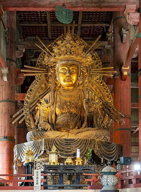 Nyoirin-kannon, Guanyin, statue, Todai-ji, Todaiji temple, Nara, Japan