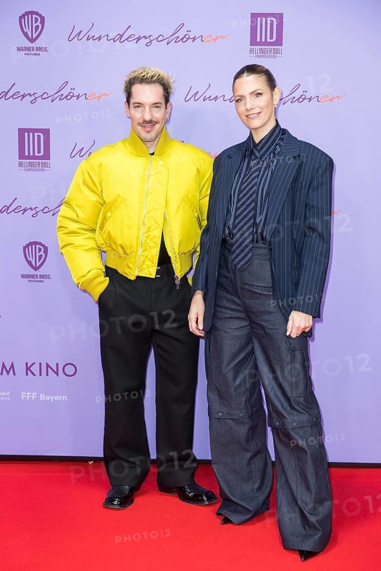 Nico Stank and Viviane Geppert at the premiere of the film Wunderschöner at Berlin's Zoo Palast on 4 February 2025