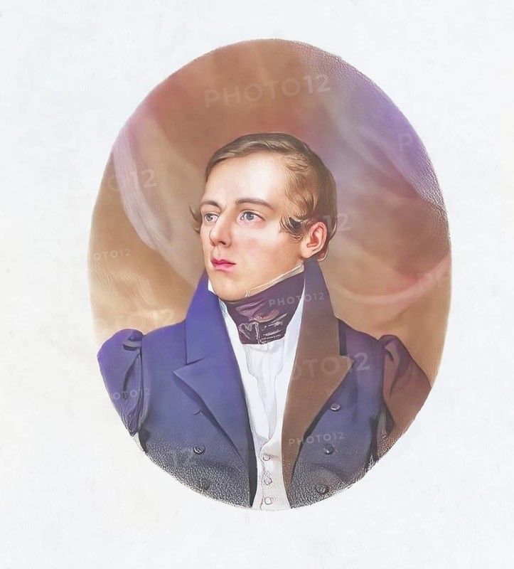 Ludwig Halirsch as Friedrich Ludwig Halirsch (born 7 March 1802 in Vienna, died 19 March 1832 in Verona) was an Austrian poet and civil servant, Historical, digitally restored reproduction from a 19th century original, Record date not stated