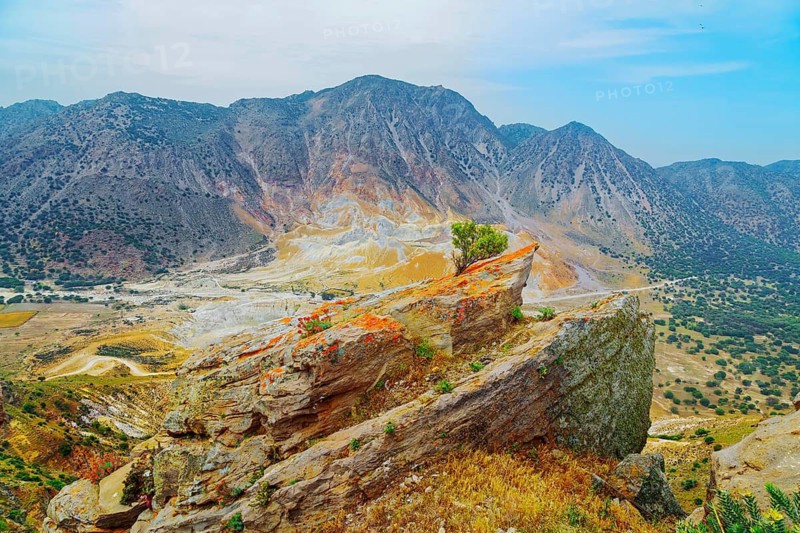 Nisyros volcano view, Nisyros Island, Dodecanese Islands, Greece