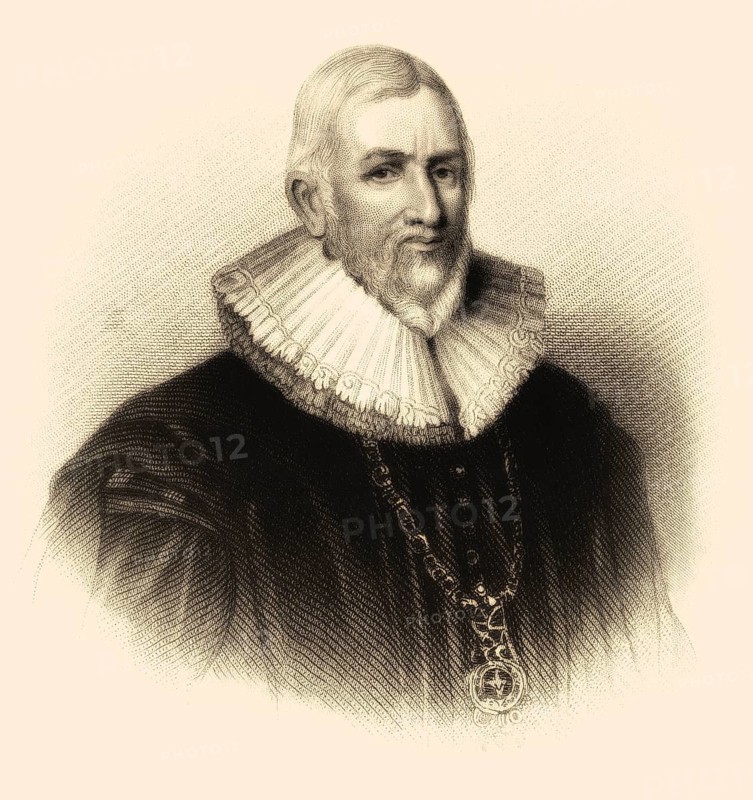 Sir Hugh Myddelton oder Middleton, 1. Baronet, 1560-1631, ein walisischer Tuchmacher, Unternehmer, Minenbesitzer, Goldschmied, Bankier und autodidaktischer Ingenieur