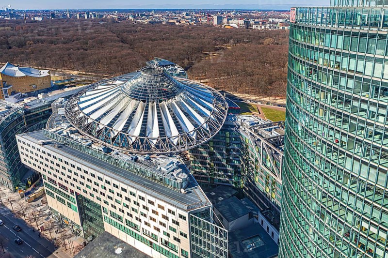 The centre at Potsdamer Platz in Berlin, Germany