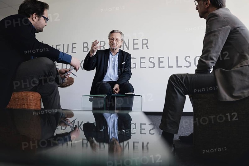 Peter Brandt, recorded during an interview at the NBR office in Berlin. 09.05.2022
