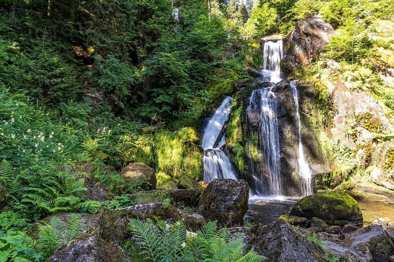 The Triberg Waterfalls, Triberg in the Black Forest, Baden-Württemberg, Germany
