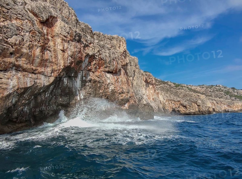 Cliffs near Santa Maria di Leuca, Apulia, Salento, Italy