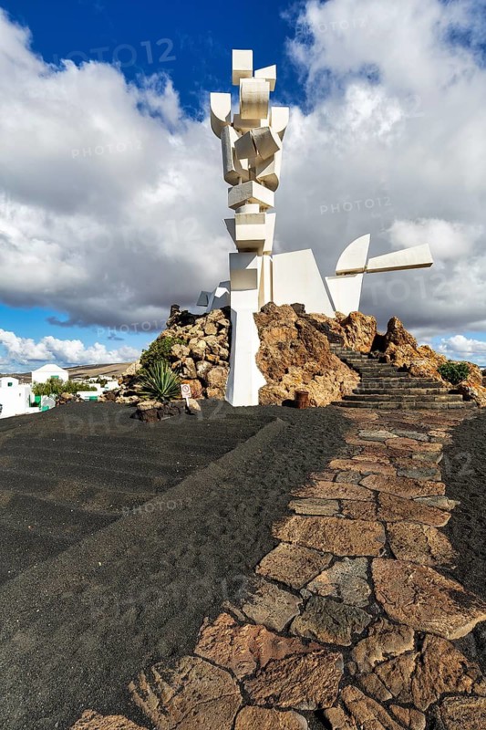 Monumento al Campesino, Fertility Monument, Monument to the Farmer by Cesar Manrique, San Bartolome, Lanzarote, Canary Islands, Spain