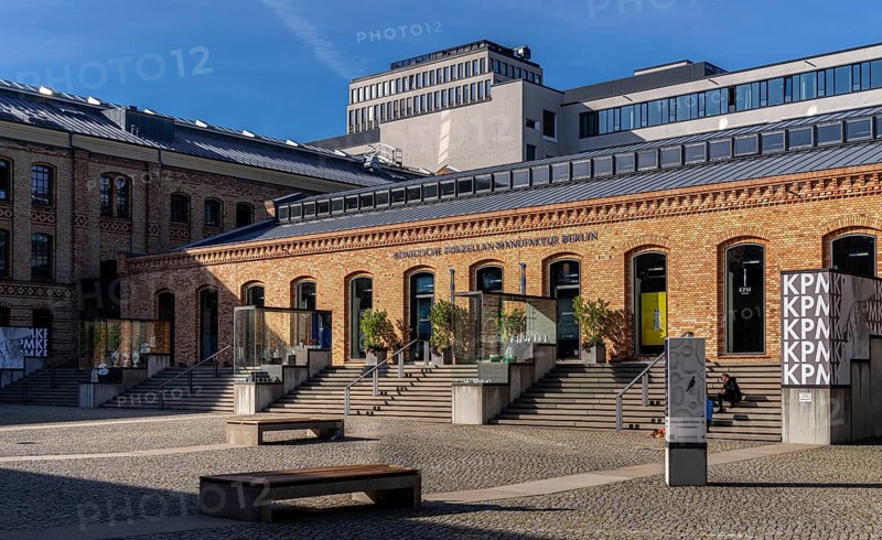 KPM, grounds and group building of the Königliche Porzellan-Manufaktur, Wegelystraße, Berlin, Germany