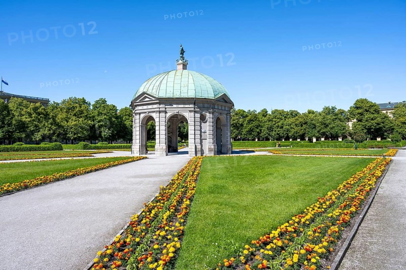 Diana Temple in the Hofgarten, Old Town, Munich, Upper Bavaria, Bavaria, Germany