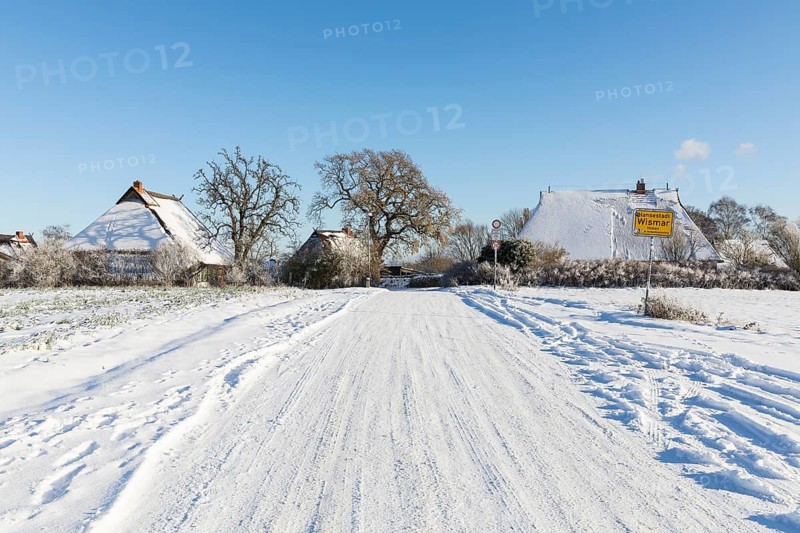 Entrance to Hoben, Wismar, Mecklenburg-Vorpommern, Germany