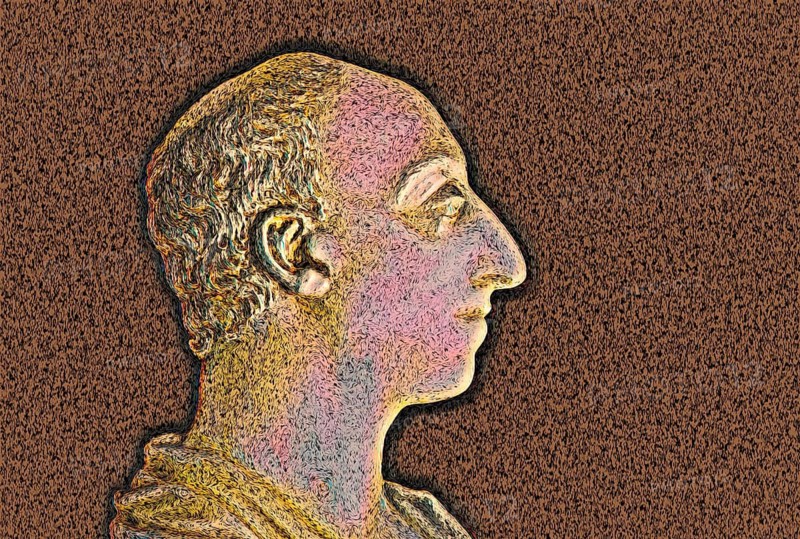 Portrait of James Hutton, 1726 – 1797, Scottish geologist, agriculturalist, chemical manufacturer, naturalist and physician, the Father of Modern Geology, digitally edited