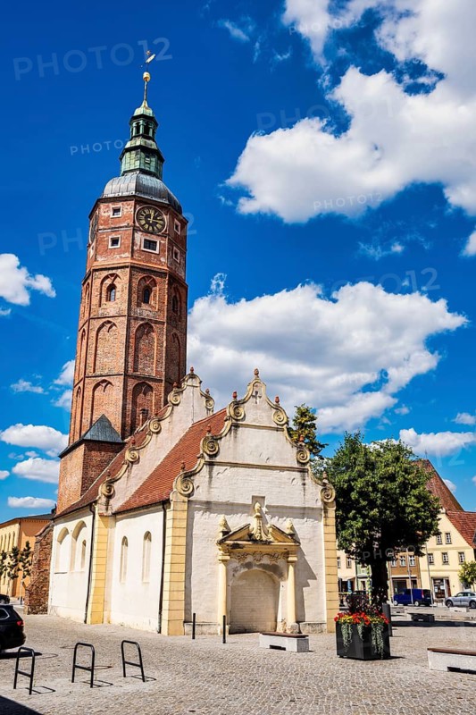 Georgenkapelle and Hausmannsturm, Luckau, Brandenburg, Germany