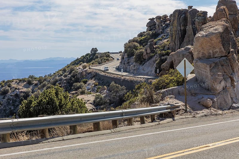 Mt. Lemmon Highway winds up the Santa Catalina Mountains from Tuscon to Mt. Lemmon Arizona