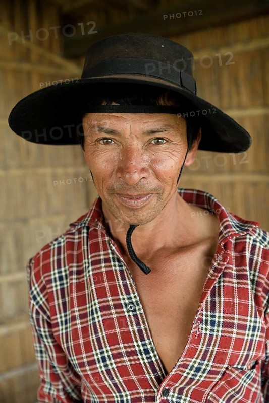 Gaucho at Puesto Mingo, portrait, Esteros del Iberá, at Concepción del Yaguareté Corá, Corrientes Province, Argentina