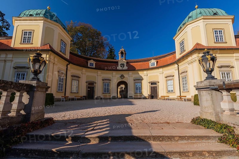 Buchlovice castle in south-east Moravia, Czech Republic