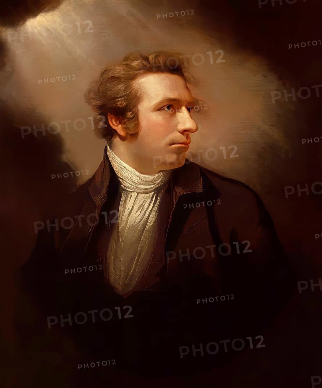 Henry Fuseli or Johann Heinrich Füssli, 1741 – 1825, Swiss painter, draughtsman and writer, digitally edited after Northcote, 1778