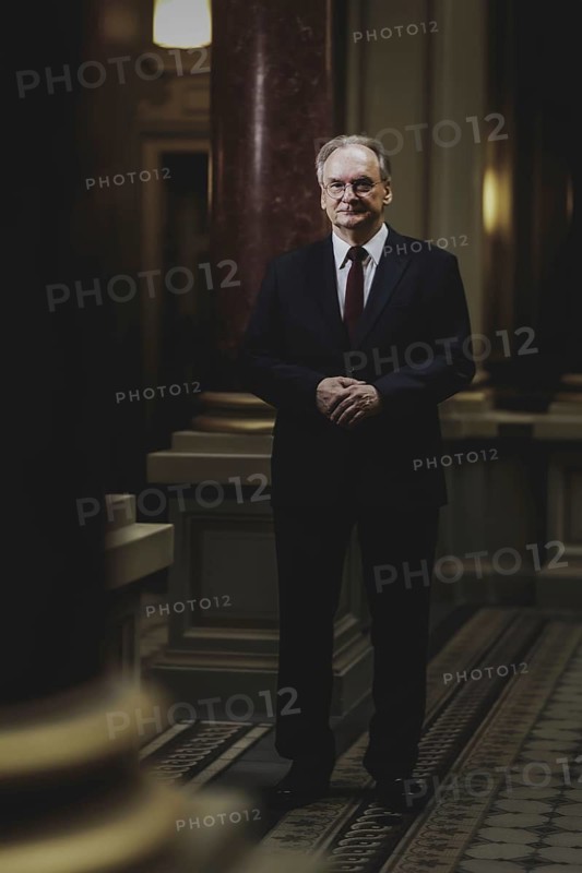 Reiner Haseloff, CDU, Minister President of Saxony-Anhalt, poses for a photo in Magdeburg, 12/02/2024