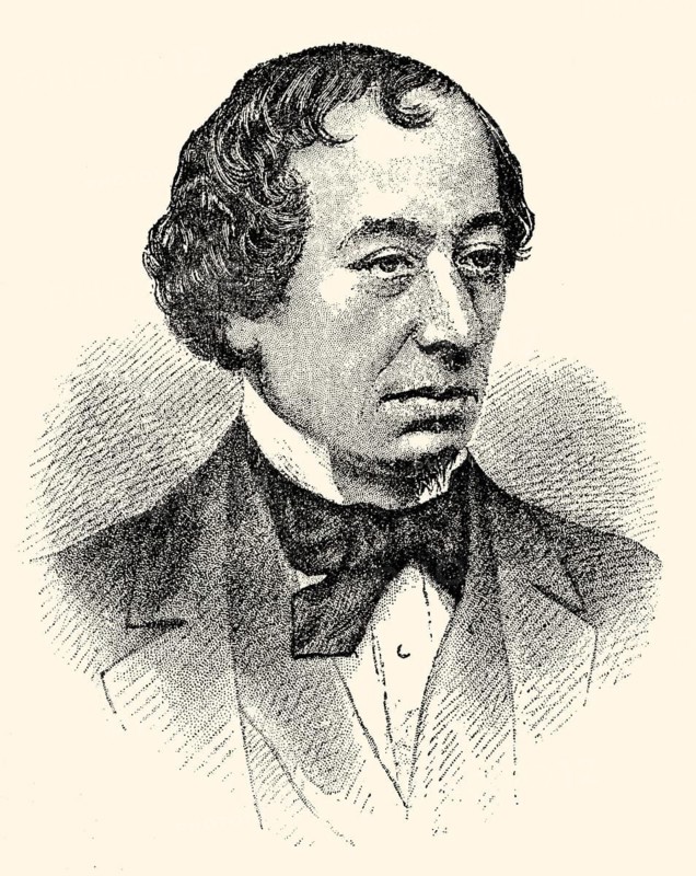 Benjamin Disraeli, 1st Earl of Beaconsfield, 1804 - 1881, a British statesman and novelist