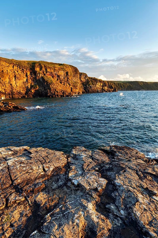 Rocky coast, coastline, Little Haven, Pembrokeshire Coast National Park, Wales, Great Britain